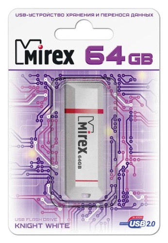 USB-флешка Mirex Knight 64GB White (13600-FMUKWH64)