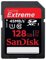����� ������ SANDISK Extreme SDXC 128GB