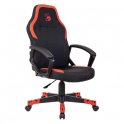 Игровое кресло A4Tech Bloody, текстиль/экокожа, черное/красное (GC-190)