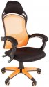 Игровое кресло Chairman Game 12 черный/оранжевый (00-07016631)