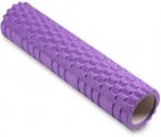 Массажный ролик для йоги Indigo IN187 PVC 61х14 см, фиолетовый