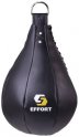 Груша боксёрская EFFORT Е521, 5 кг, искусственная кожа, черная (УТ-00013895)