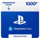 Playstation Store пополнение бумажника Sony Карта оплаты 1000 рублей
