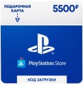 Playstation Store пополнение бумажника Sony Карта оплаты 5500 рублей