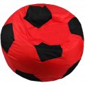 Кресло-мешок ПАЗИТИФЧИК Мяч: БМО6, оксфорд, 80х80 см, красный/черный