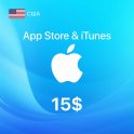 Пополнение электронного кошелька Apple App Store/iTunes 15$ (US)