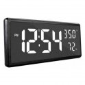 Настенные часы BandRate Smart будильник, термометр, гигрометр (BRS3808LBW)