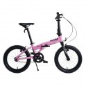 Велосипед детский Maxiscoo S009 20'' 2024, складной, розовый (MSC-009-2003)