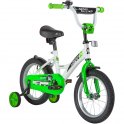 Велосипед детский Novatrack Strike 14" (2020), белый/зеленый (143STRIKE.WTG20)