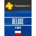 Подписка Sony PlayStation Plus Deluxe на 12 месяцев, Польша (PS)