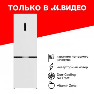 ХолодильникснижнейморозильнойкамеройGrundigGKPN66930FW