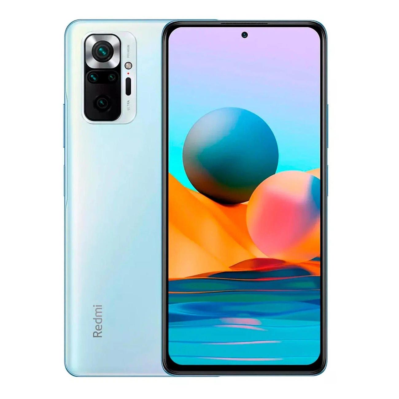 Смартфон Xiaomi Redmi Note 10 Pro 6/128GB Glacier Blue - купить смартфон  Сяоми Redmi Note 10 Pro 6/128GB Glacier Blue, цены в интернет-магазине  Эльдорадо в Москве, доставка по РФ