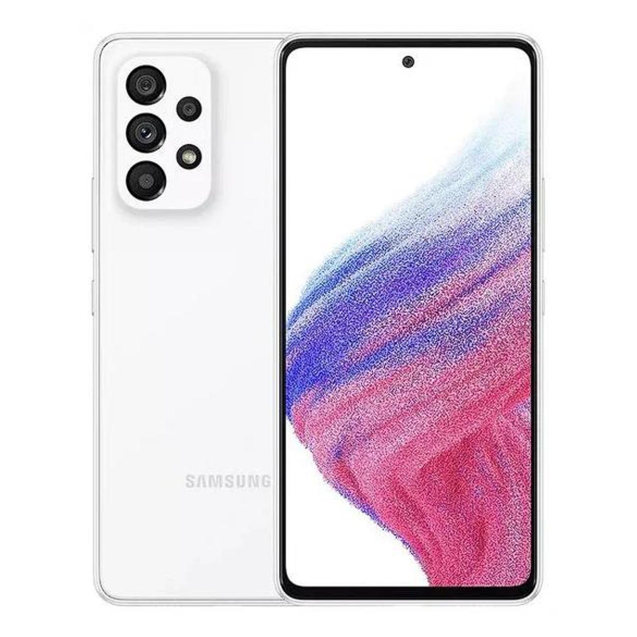 Смартфон Samsung Galaxy A53 5G 6+128GB White (SM-A536E) - купить смартфон  Самсунг Galaxy A53 5G 6+128GB White (SM-A536E), цены в интернет-магазине  Эльдорадо в Москве, доставка по РФ