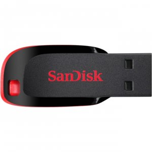 USB-флешкаSanDiskCZ50CruzerBlade128GBUSB2.0Black/Red(SDCZ50-128G-B35)