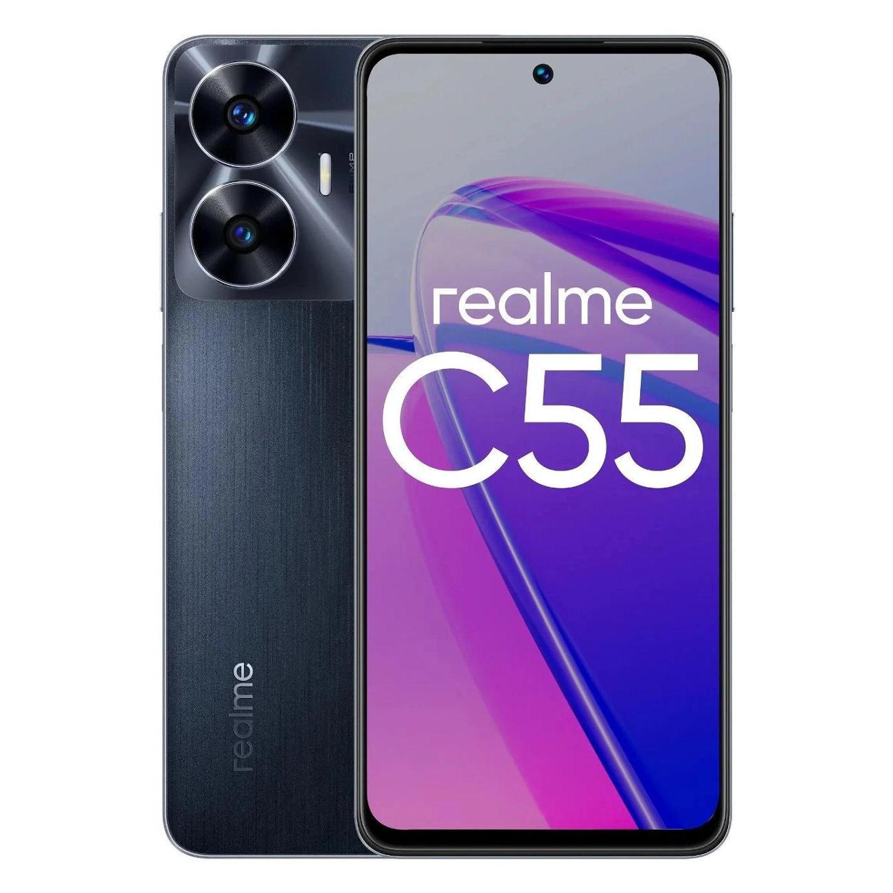 Смартфон Realme C55 6/128GB Black - купить смартфон Реалми C55 6/128GB  Black, цены в интернет-магазине Эльдорадо в Москве, доставка по РФ