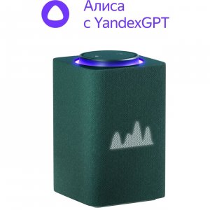 Портативная акустика Яндекс Станция Макс с Zigbee, зеленая (YNDX-00053Z) купить в интернет-магазине Эльдорадо в Москве