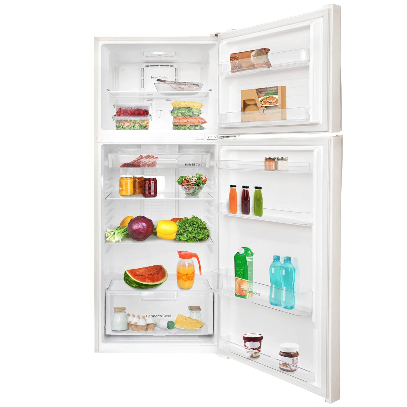 Холодильник Daewoo fgk51ccg, бежевый
