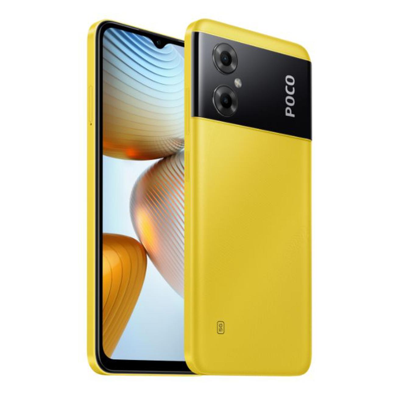 Смартфон POCO M4 5G 4+64GB Yellow - купить смартфон Поко M4 5G 4+64GB  Yellow, цены в интернет-магазине Эльдорадо в Москве, доставка по РФ