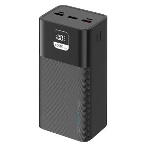 ВнешнийаккумуляторDeppaNRGTurboV340000mAh,22,5Вт,дисплейBlack(33671)