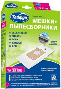 Пылесборник Тайфун TA 2515E (392067) - купить пылесборник для пылесосов Тайфун TA 2515E (392067) по выгодной цене в интернет-магазине ЭЛЬДОРАДО