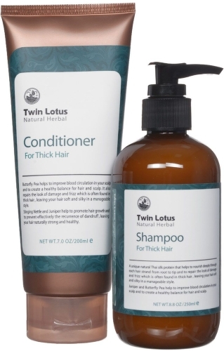 Набор шампунь и кондиционер twin lotus для нормальных волос