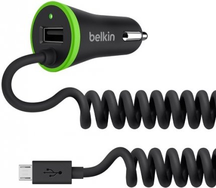 Автомобильное зарядное устройство BELKIN Universal Car Charger 3,4A Black (F8M890BT04-BLK)