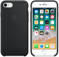 фото Чехол для iphone 8/7 silicone case black (mqgk2zm/a) apple