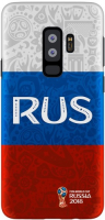 фото Чехол flag russia для samsung galaxy s9+ (104745) fifa 2018