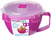 фото Кружка для лапши to-go noodle bowl, 940 мл red (21109) sistema