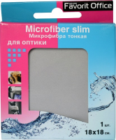 фото Салфетка из микрофибры для оптики microfiber slim, 1 шт. (f920021) favorit office