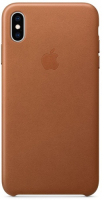 фото Чехол leather case для iphone xs saddle brown (mrwp2zm/a) apple