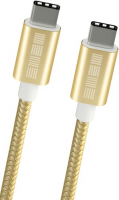 фото Кабель type-c-type-c, usb 2.0, 1 м, gold (is-dc-2typcusng-000b201) interstep