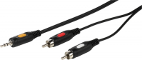 фото Кабель rca jack3.5mm/2хrca, 2,5 м (46031) vivanco