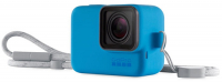 фото Силиконовый чехол с ремешком blue (acsst-003) gopro