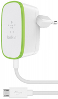 фото Сетевое зарядное устройство 1xusb 2,4a white (f8m886vf04-wht) belkin