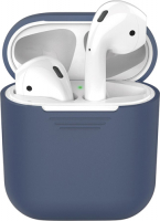 фото Чехол для apple airpods blue (47004) deppa