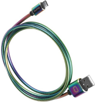 фото Кабель rainbow usb 2.0-type c 1,2 м (24320) qumo