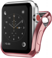 фото Чехол для apple watch, 44mm, спортивный pink (hwe-awc44msl-np0005o-k100) interstep