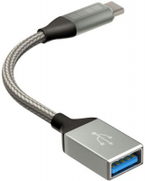 фото Кабель usb/type-c 0,15 м (is-dc-typcotgsg-015b210) interstep