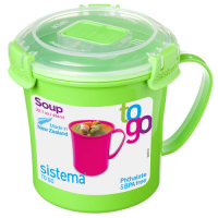 фото Кружка суповая to-go soup mug 656 мл green (21107) sistema