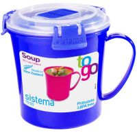 фото Кружка суповая to-go soup mug 656 мл blue (21107) sistema