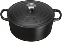 фото Кастрюля с крышкой 24 см black (21177240000430) le creuset