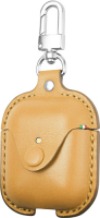 фото Чехол leather case для airpods gold (clcpo003) cozistyle