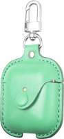 фото Чехол leather case для airpods light green (clcpo007) cozistyle