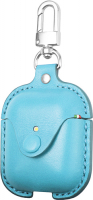фото Чехол leather case для airpods sky blue (clcpo008) cozistyle