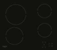 фото Электрическая варочная панель hr 631 c hotpoint-ariston