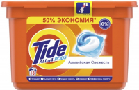 фото Капсулы для стирки all in 1 pods "альпийская свежесть", 18 капсул tide