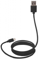 фото Кабель usb-lightning для apple, 1 м black (cns-mfic3b) canyon