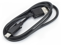 фото Кабель usb-miсrousb, 1 м, black (dcu-4105bk) continent