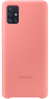 фото Чехол silicone cover для samsung galaxy a51 pink (ef-pa515tpegru)